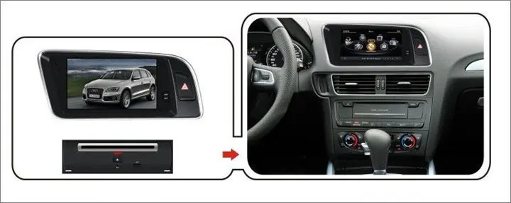 Best Liislee For Audi Q5 2009~2013 - Car S100 Multimedia System Radio Stereo CD DVD TV GPS Map Nav Navi Navigation HD Touch Screen 2