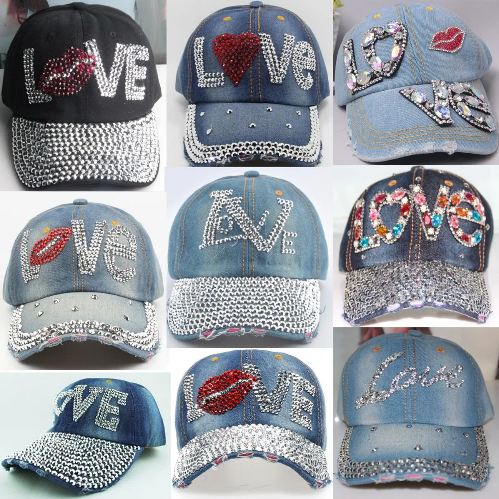 bling ball caps