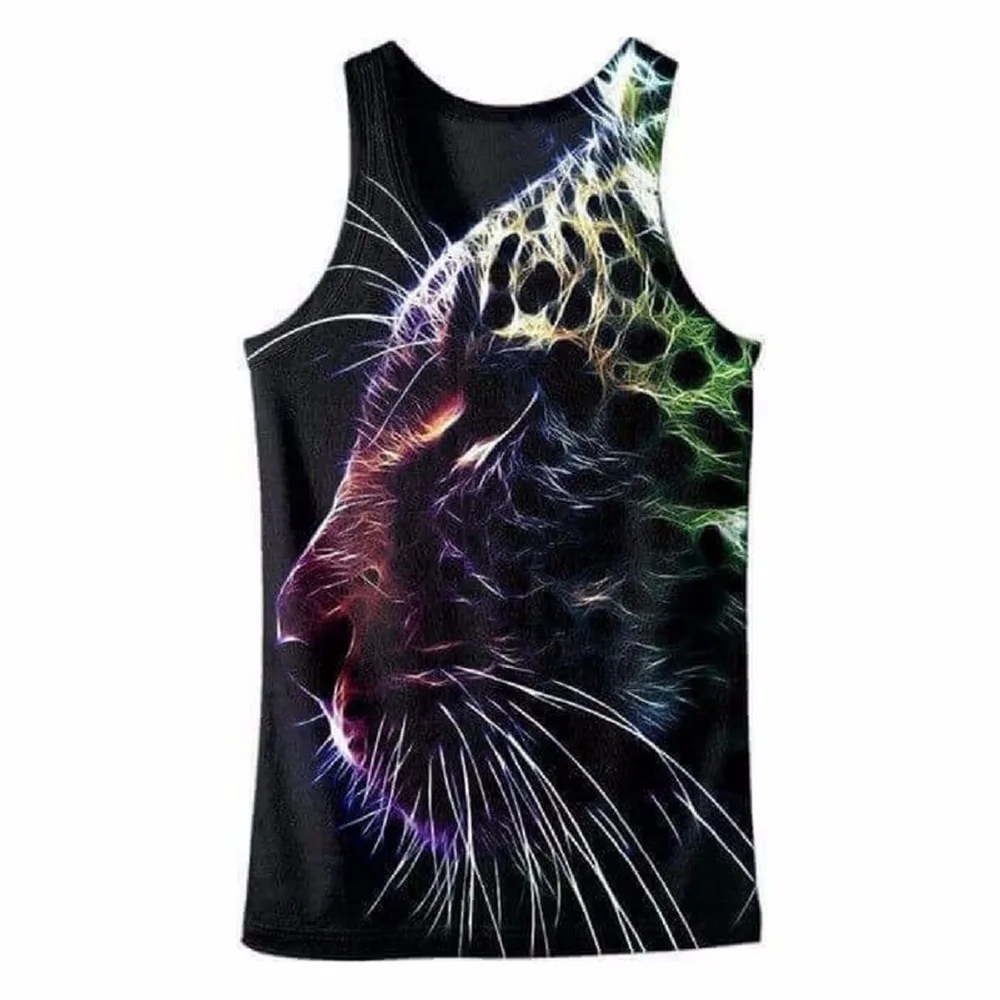 Summer Brand Clothing Men Women lion Printed Tank Top Sleeveless T-Shirt Jersey Men Clothing Tee Shirt Vest Plus S-6XL R2205