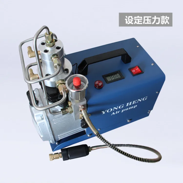 

2017 New Arrival Set Up Pressure and Auto Stop Pcp PUMP 300bar 4500psi high pressure portable electric PCP air compressor