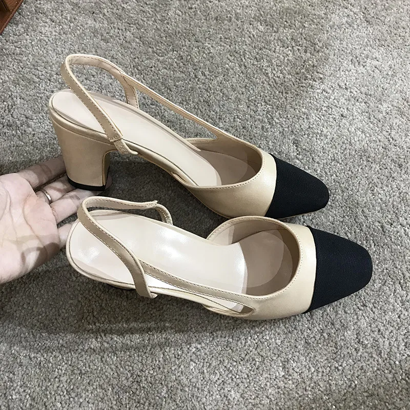 two tone high heels