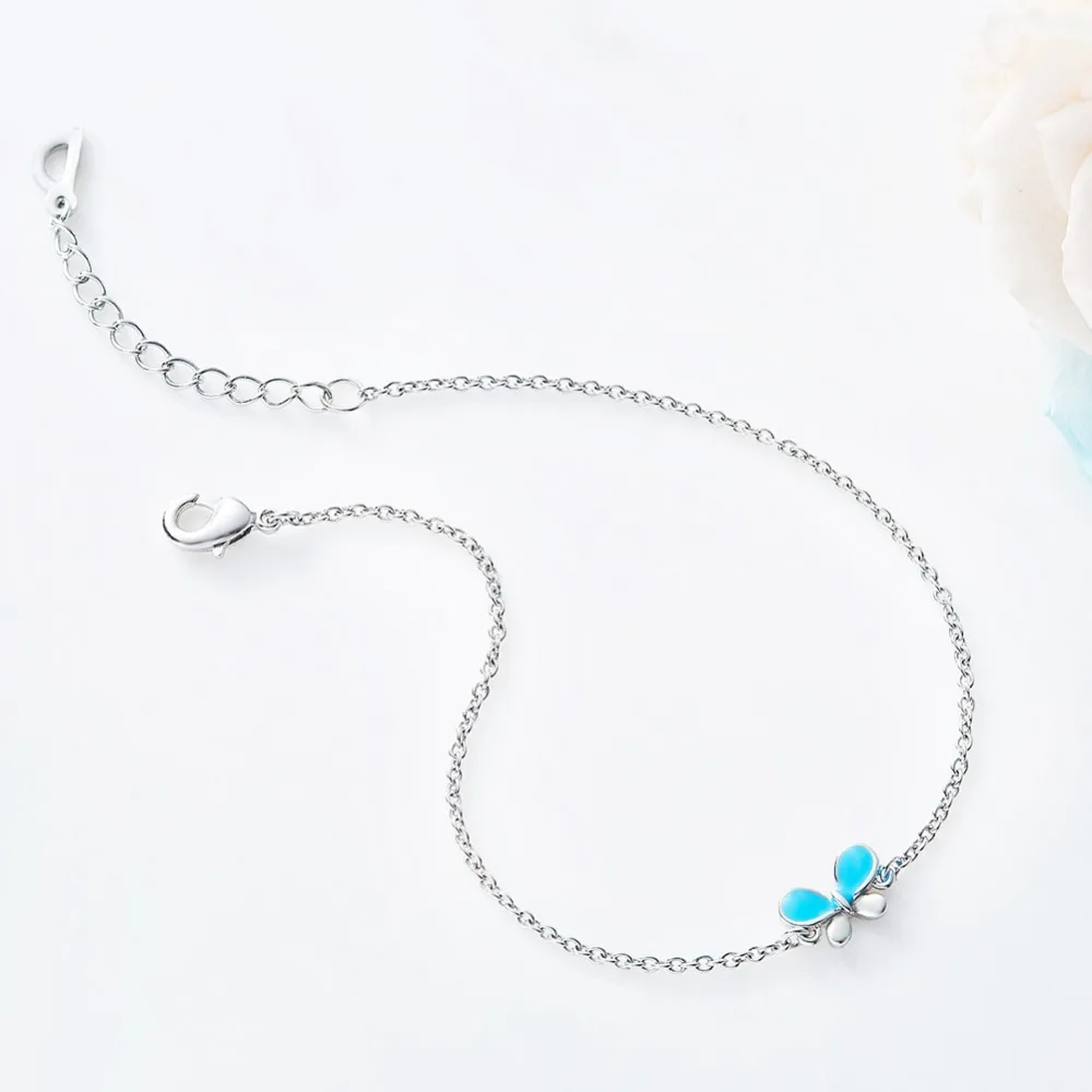 Panda100 Подарочный браслет для женщин и девочек S925 чистый серебряный Swarovski с