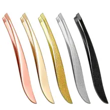 5 стилей Красочные Новое поступление Профессиональный пинцет для бровей из нержавеющей стали лицо нос волосы устройство для снятия скобок инструмент банан клип