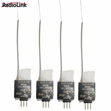 R6DSM,5 adet Radiolink R6DSM 2.4G 10 kanal alıcısı DSSS FHSS yayılmış spektrum için radyolink vericiler AT9 AT9S AT10 AT10II