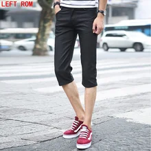 Летние мужские модные прямые тонкие джинсовые шорты молодые мужчины мальчики студенческие повседневные джинсовые шорты