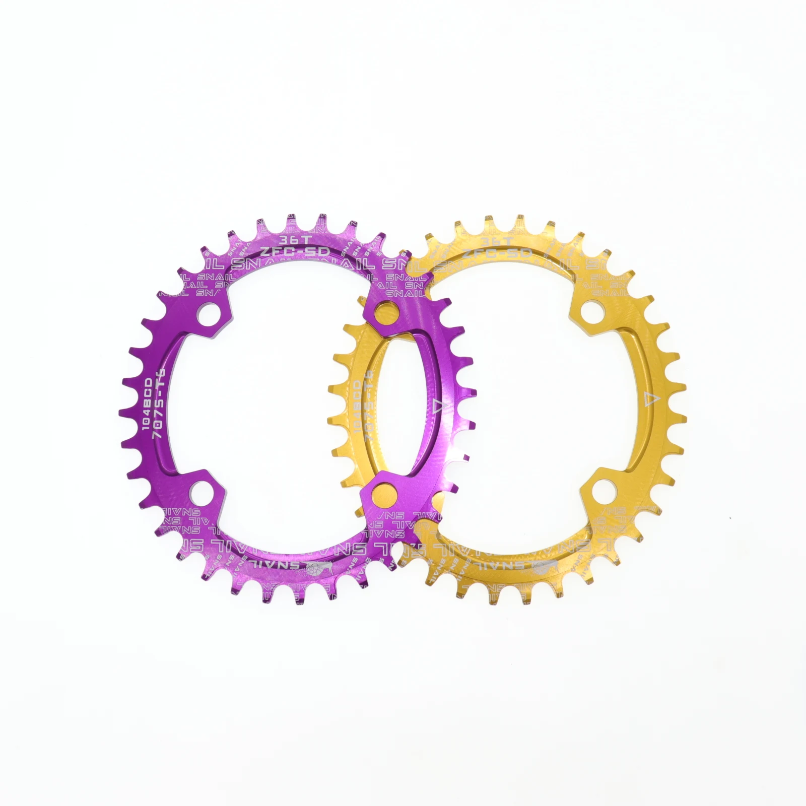 SNAIL Chainring 104 BCD Овальный 32 34 36 38T зуб узкий n широкий один сверхлегкий пластина MTB горный велосипед 104BCD дорожная цепь кольцо