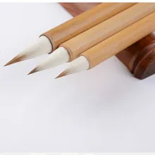 Несколько волосков Китайская каллиграфия кисть Набор Малый сценариев шерстяные расшифровки Писания китайской живописи набор кистей