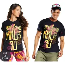 ADIBO женская Трикотажная хлопковая одежда zum одежда для фитнеса футболка Топы T0042