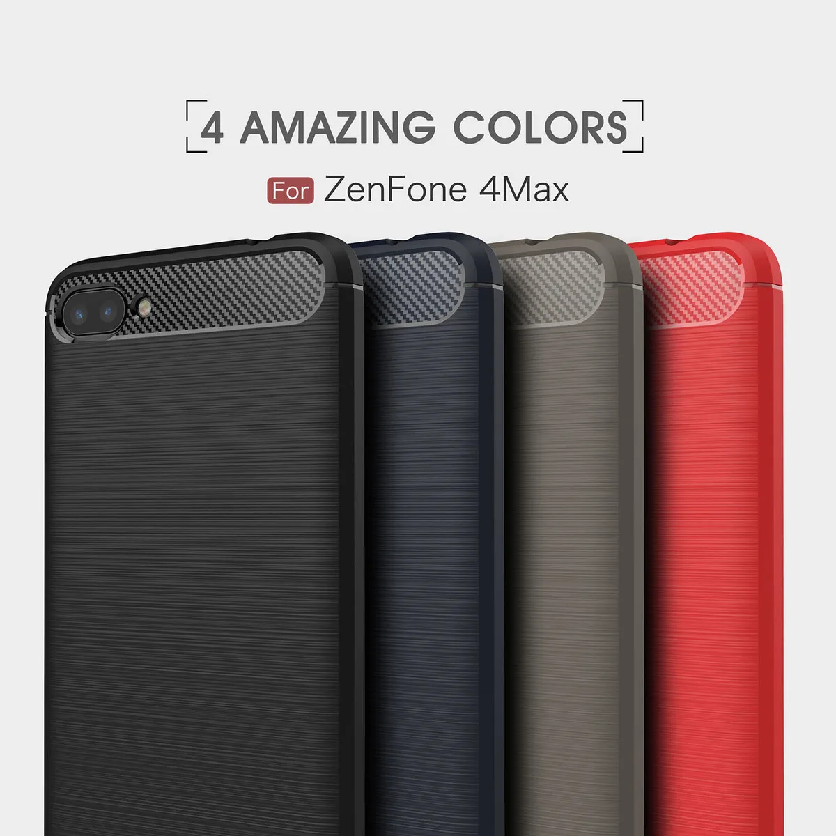 

Cases for Asus Zenfone 4 Max ZC520KL ZC 520KL 520 Kl Silicon Phone Back Cover For Zenfone4 Max ZC520 KL Pure Color Phone Housing