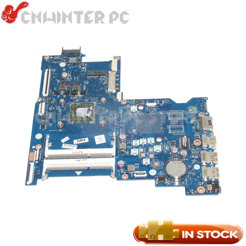 NOKOTION 818059-001 818059-601 для Hp 15-AF Материнская плата ноутбука ABL51 LA-C781P DDR3 с процессором на