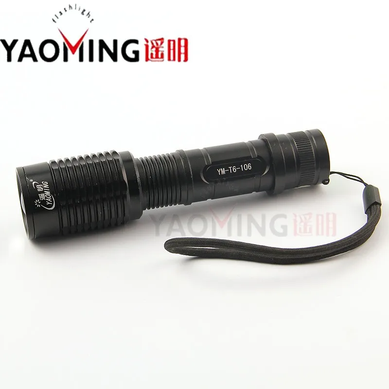 Профессиональный CREE XM-L T6 2000LM cree led Фокус регулируемый перезаряжаемый тактический фонарь Наружное освещение 18650 или 3* AAA