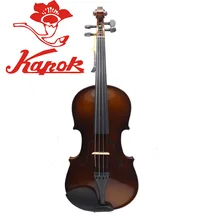 Капок скрипка V006 матовая твердой древесины использует ретро архаизмы ручной скрипки для взрослых детей начинающих
