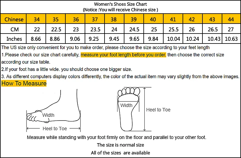 shose size