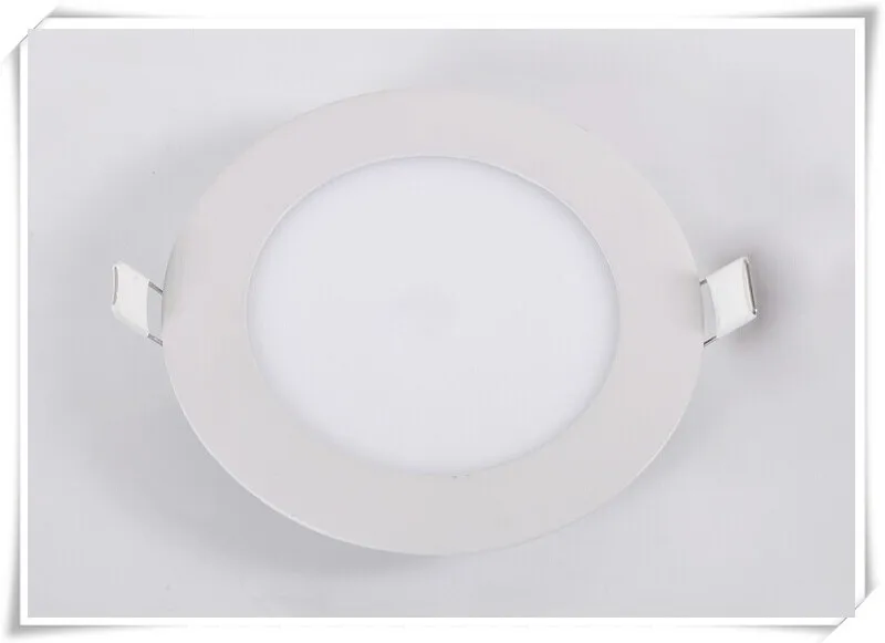 Conduziu o Painel Lote 3 w 4 6 9 12 15 18 Luzes Quente Rodada Branco Smd Levou Painéis Local Teto Iluminação 50 Pçs - Dhl 7 Luzes do painel de LED