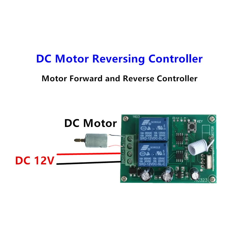 QIACHIP 433 МГц DC 12 V Универсальный Беспроводной удаленного коммутатора 2CH RF реле приемника Модуль Автоматизации "умный дом для гаражные ворота