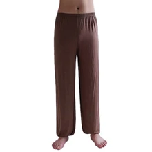 SZ-LGFM-yoga pants Loose Modal bloomers tai chi men women-Brown