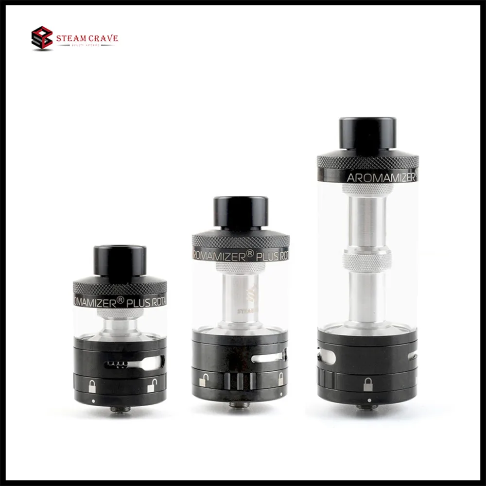 E Cigarette Vape Tank Steam Crave Aromamizer Plus 10ml RDTA 30mm Real