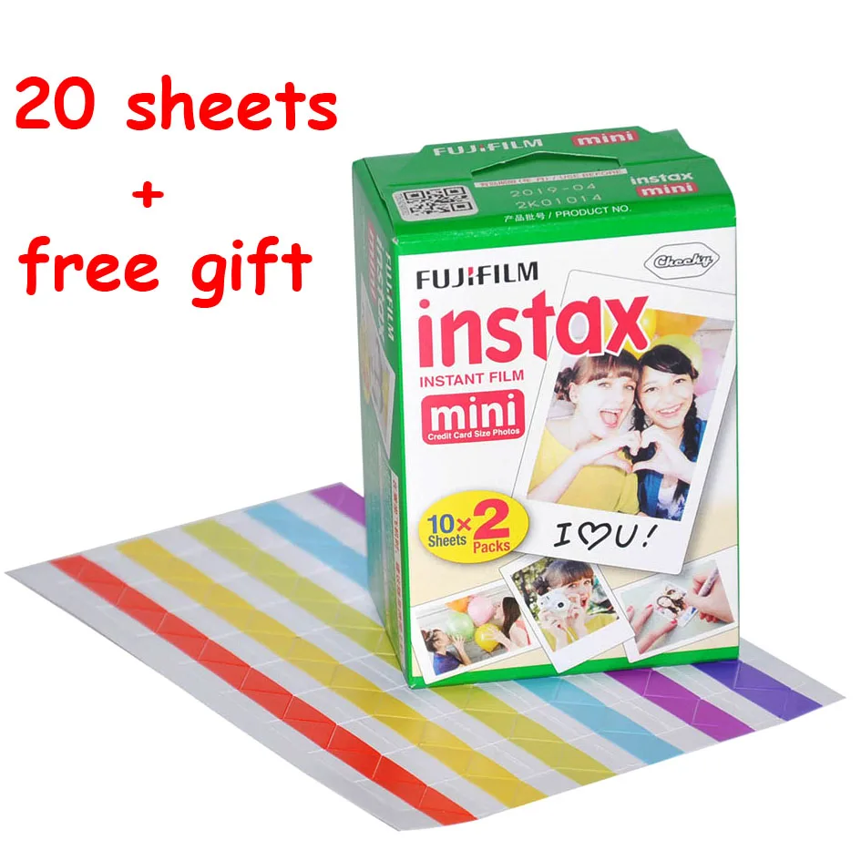 20 Sheets Fuji Fujifilm Instax Mini 8 Film for Instant font b Camera b font Mini