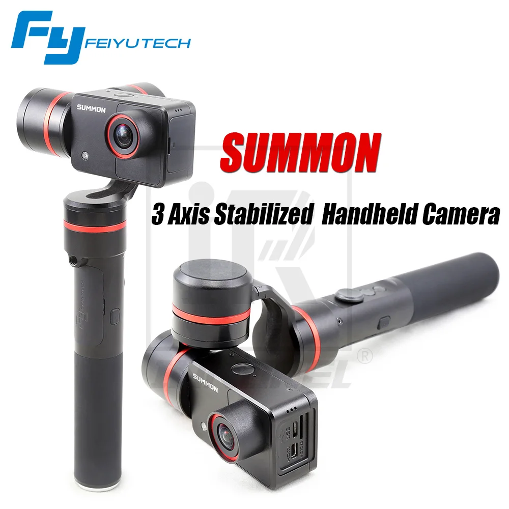

Feiyu summon axis brushless handheld camera gimbal for 4K video shooting FY-SUMMON Controlled by phone with APP Share video