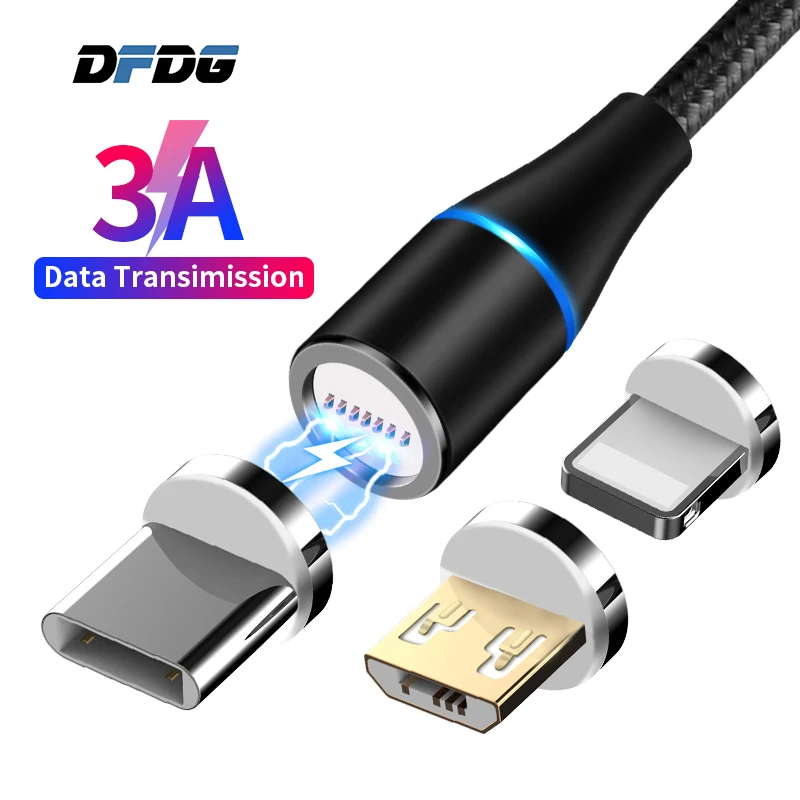

Magnetic Charger Micro Usb Cable For iphone Usb Type C Fast Charging Adapter Magnet Charger For Samsung Xiaomi