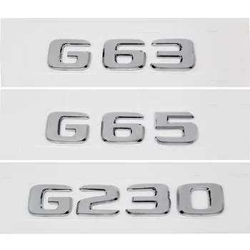 

For Mercedes AMG G63 G65 G230 G300 G350 G500 W176 W124 G Class Auto Trunk ABS Plastic Accessories Numbers Logo Styling Emblem