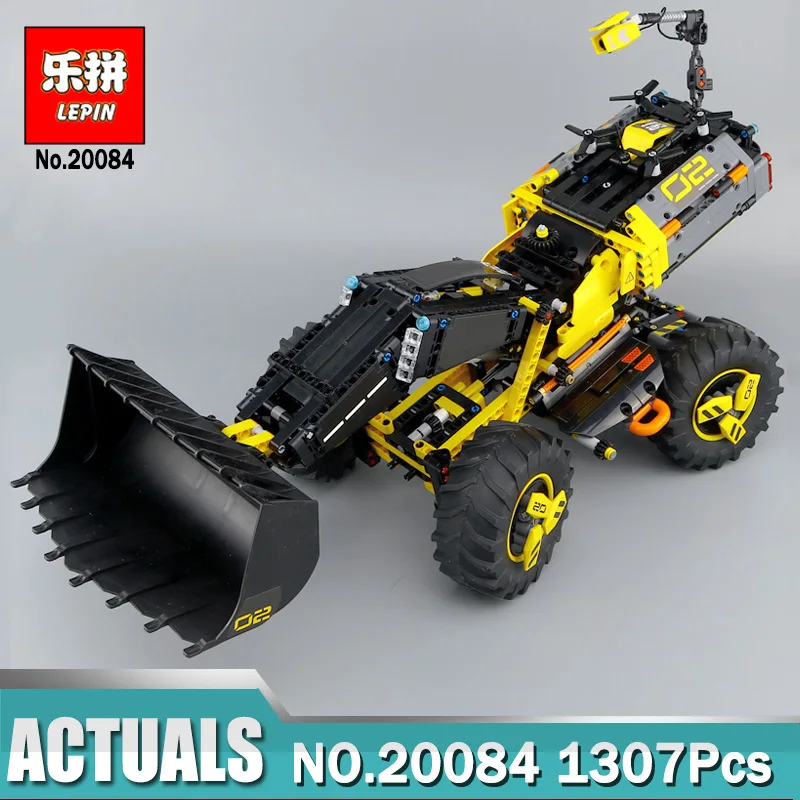 

Lepin 20084 The Concept Wheel Loader ZEUX Set compatible Legoing 42081 Technic Car Model Buidling Blocks Bricks Kids Toys