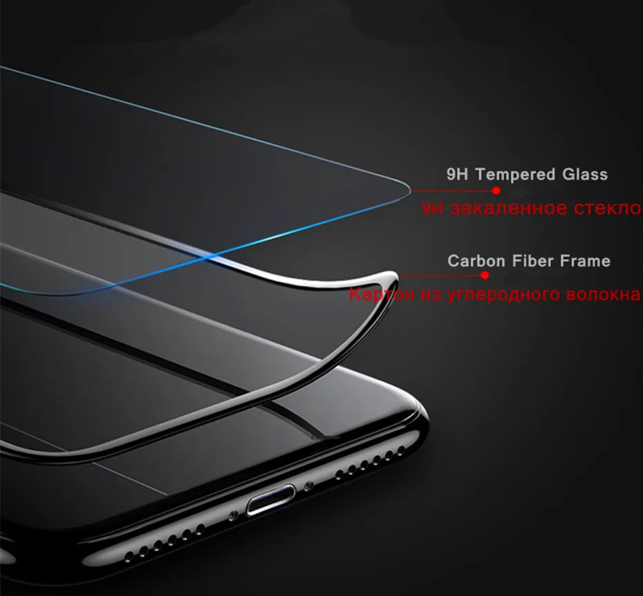 3D Curved tempered glass for iphone XS Max Xr X 8 7 6 6s soft edge screen protector for iPhone 6 6S 7 8 plus protective glass