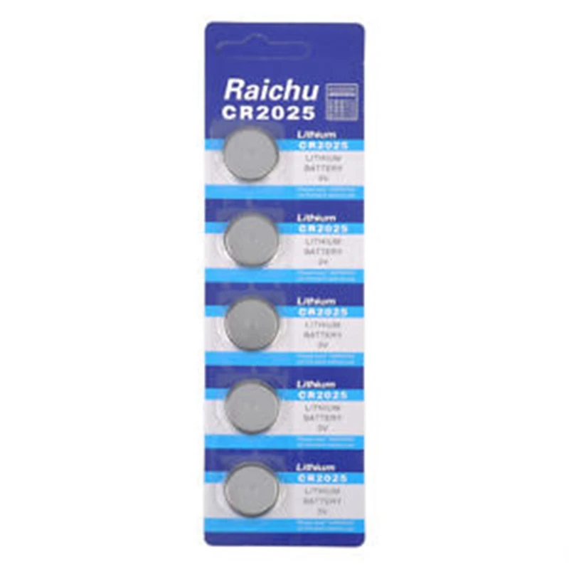 

5pcs/set 2025 CR2025 BR2025 DL2025 KCR2025 L12 3v Lithium Battery Cell Button Toys Scale Cell Batteries