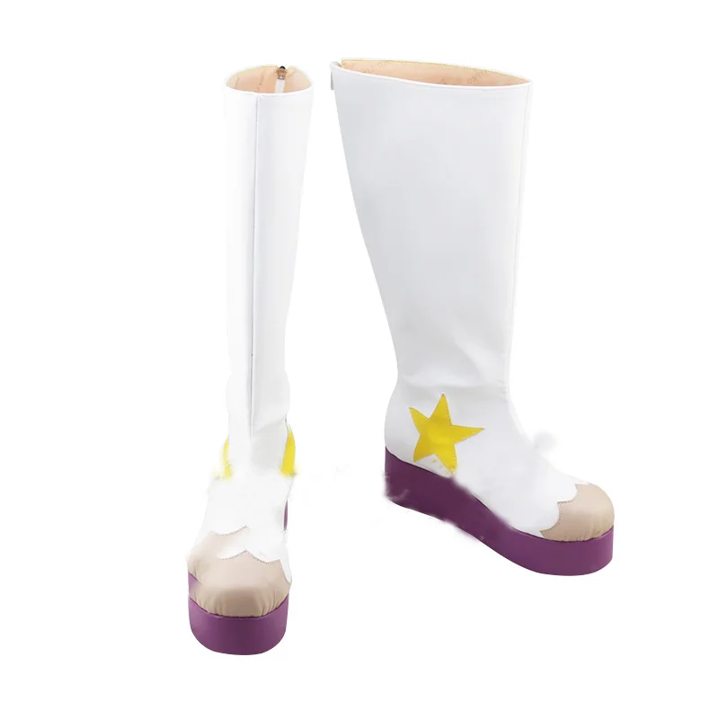 Белая обувь для костюмированной вечеринки «Звезда против сил зла»; женские ботинки принцессы на Хэллоуин; карнавальный костюм; аксессуары
