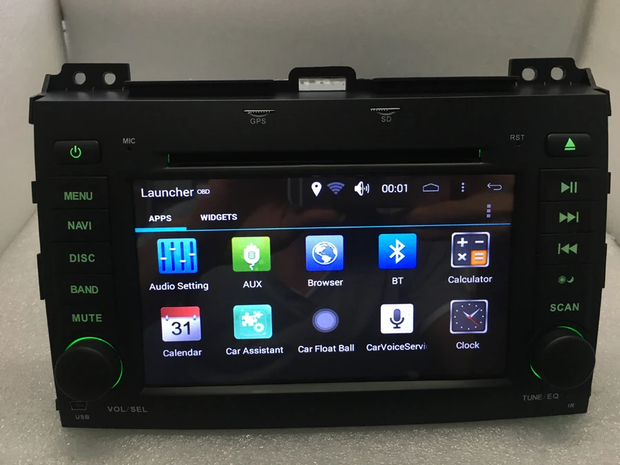 7 &quot1024*600 Android 6.0 dvd плеер автомобиля для Toyota Land Cruiser Prado 120 2002 2009 GPS navi Радио BT WiFi 16