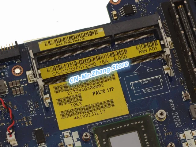 Шели для DELL E6320 Материнская плата ноутбука GGXF5 0GGXF5 CN-0GGXF5 I7 2620 м Процессор DDR3