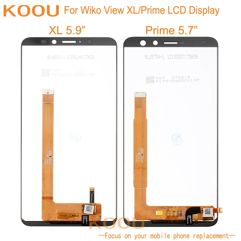 

LCD Display For Wiko View XL/Prime Touch Screen Panel Digitizer Assembly Replacement For Wiko Mobile Phone LCD Display