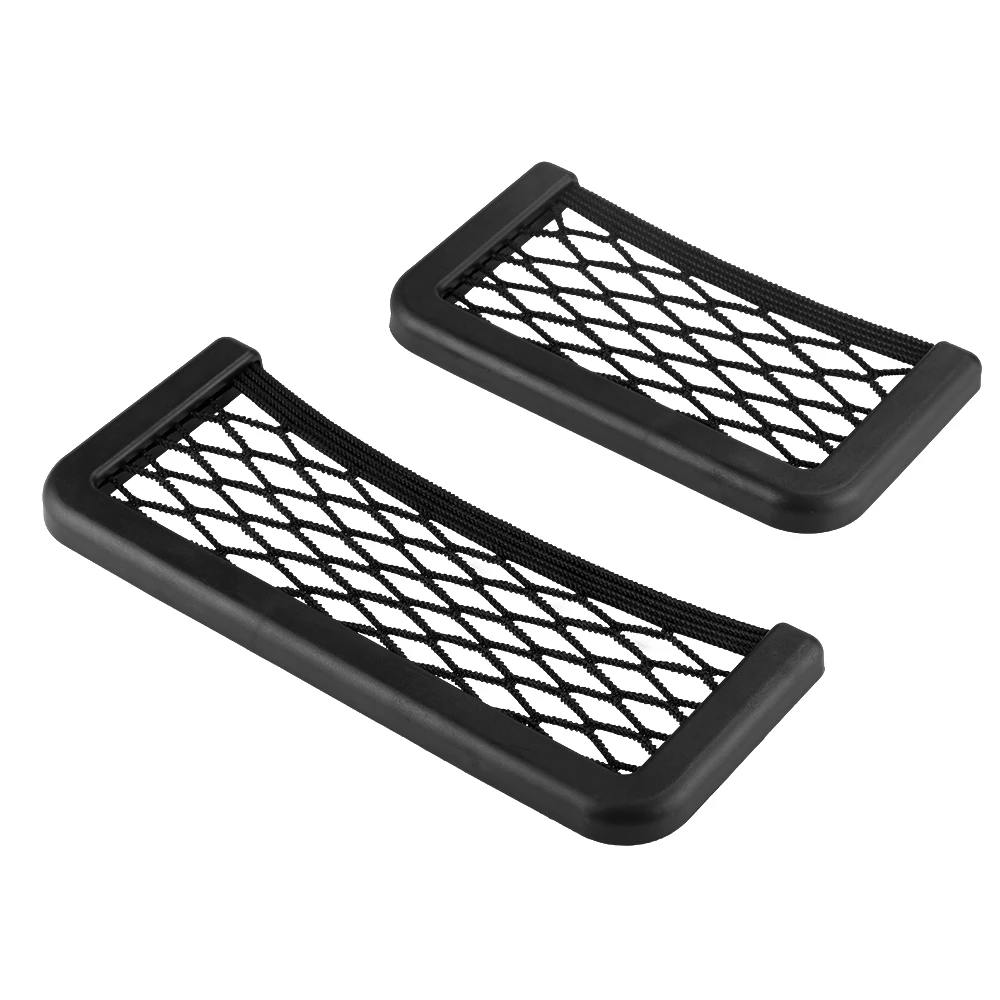 

New Car Back Rear Trunk Seat Elastic String Net Mesh Storage Bag Pocket Cage Auto Organizer Seat Back Bag 20*8cm 15*8cm