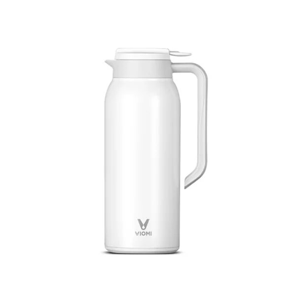 Xiaomi VIOMI 1,5 л домашний чайник из нержавеющей стали вакуумная колба портативная бутылка чашка термо 24 ч - Цвет: White