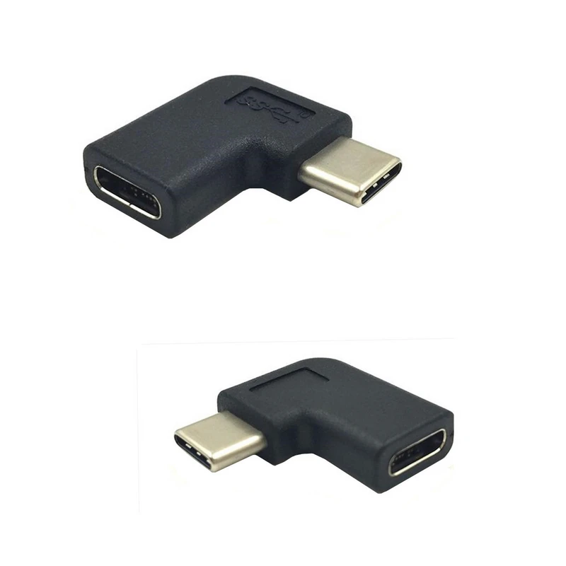 USB 3.1 Type C Female to 90 Degree Angle Male Adapter Converter Connector USB-C
