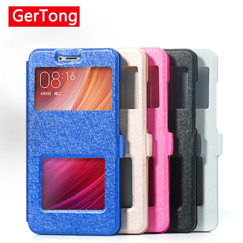 

Luxury Leather Flip Case For Xiaomi Redmi 4X 4A 5 Plus 6 Pro 6A Note 4 5A For Xiaomi Mi A1 Mi5x Mi5 Mi6 View Holder Cover Coque