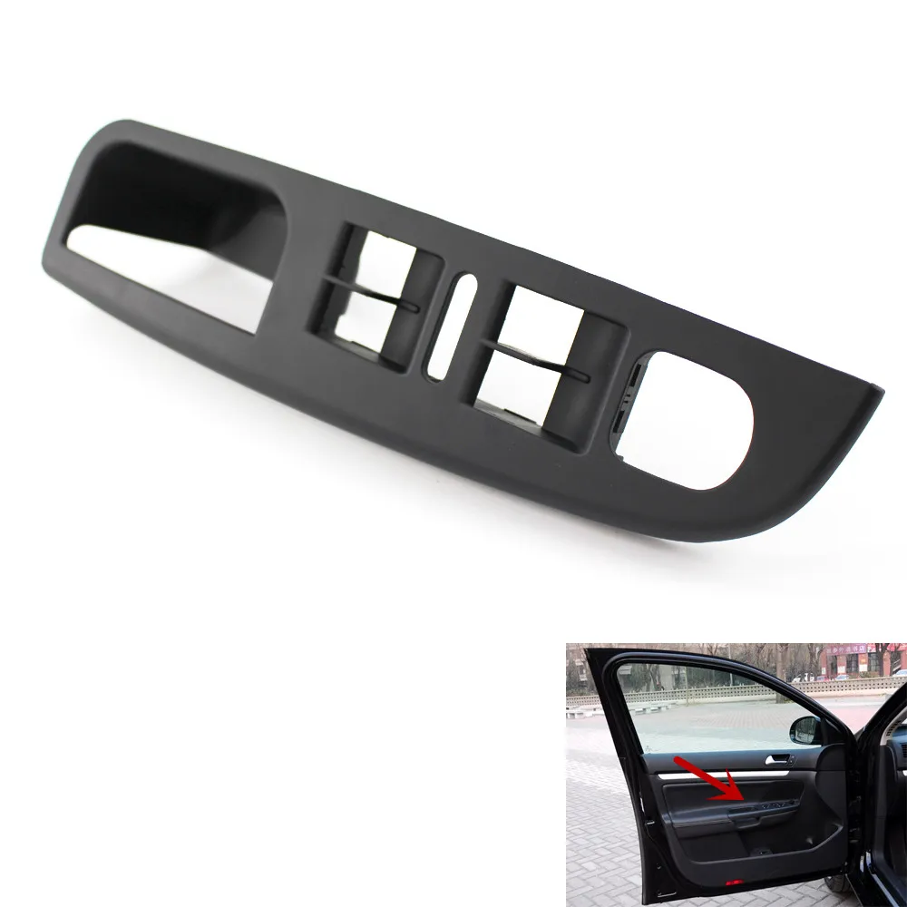 Master Window Mirror Switch Panel Bezel Cover Black For Golf Vw Jetta