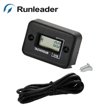 Runleader цифровой водонепроницаемый индуктивный тахометр счетчик часов RPM метр Тахометр для Мотокросс ГАЗ двигатель Лодка двигатель