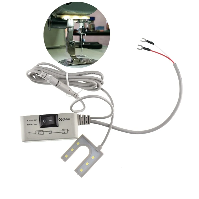  LED bar Sewing Machine Tools Accessories U-Shape Light Lamps Desk Working Table Lamp 110 220v volta