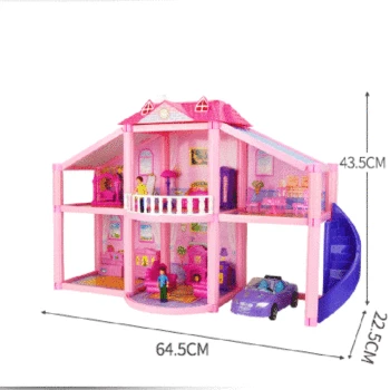 melhor Diy Casa De Bonecas Kit Acessórios Miniatura Casa De Bonecas Móveis Miniaturas Mini Quarto Boneca Carro Brinquedos Da Menina Do Cão Mesa Coffe Criança Brinquedo