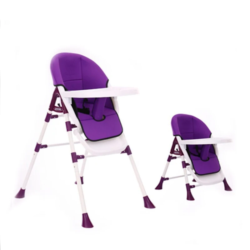 Для новорожденных, стульчик для кормления, обеденный стул, детский обеденный стул, складной, многофункциональный, портативный, детские стульчики, детское сиденье - Цвет: 6-cloth-Foot support