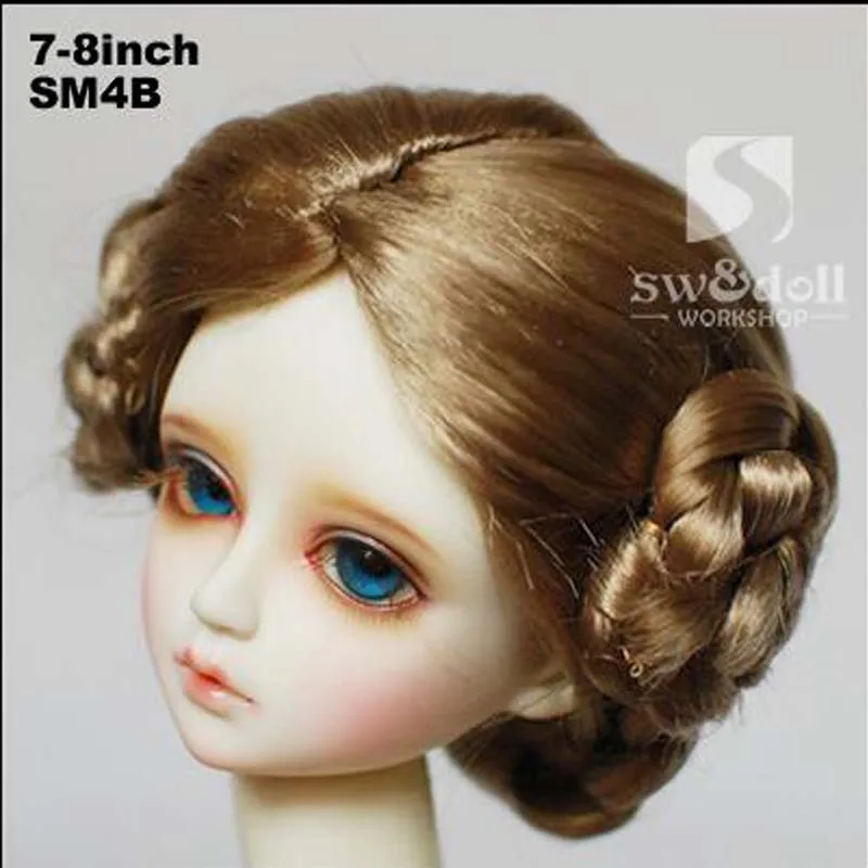 1 шт. светлый кукольный парик для шарнирной куклы 1/4 1/3 1/6 1/ 8|doll wig|bjd doll wigswig for bjd |