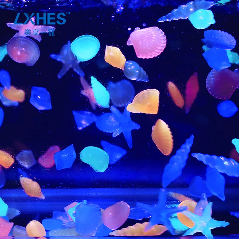 neon fish tank decorations
