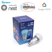 IN STOCK Sonoff B1 Led Bulb Dimmer Wifi Smart Light Bulbs Color Changing Switch Light Bulb