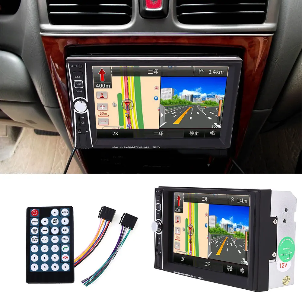 

6.6" HD Car Vehicle Audio Video Stereo MP5 Player Support Bluetooth Stereo FM DC 12V Touch Screen High Quality Car-styling