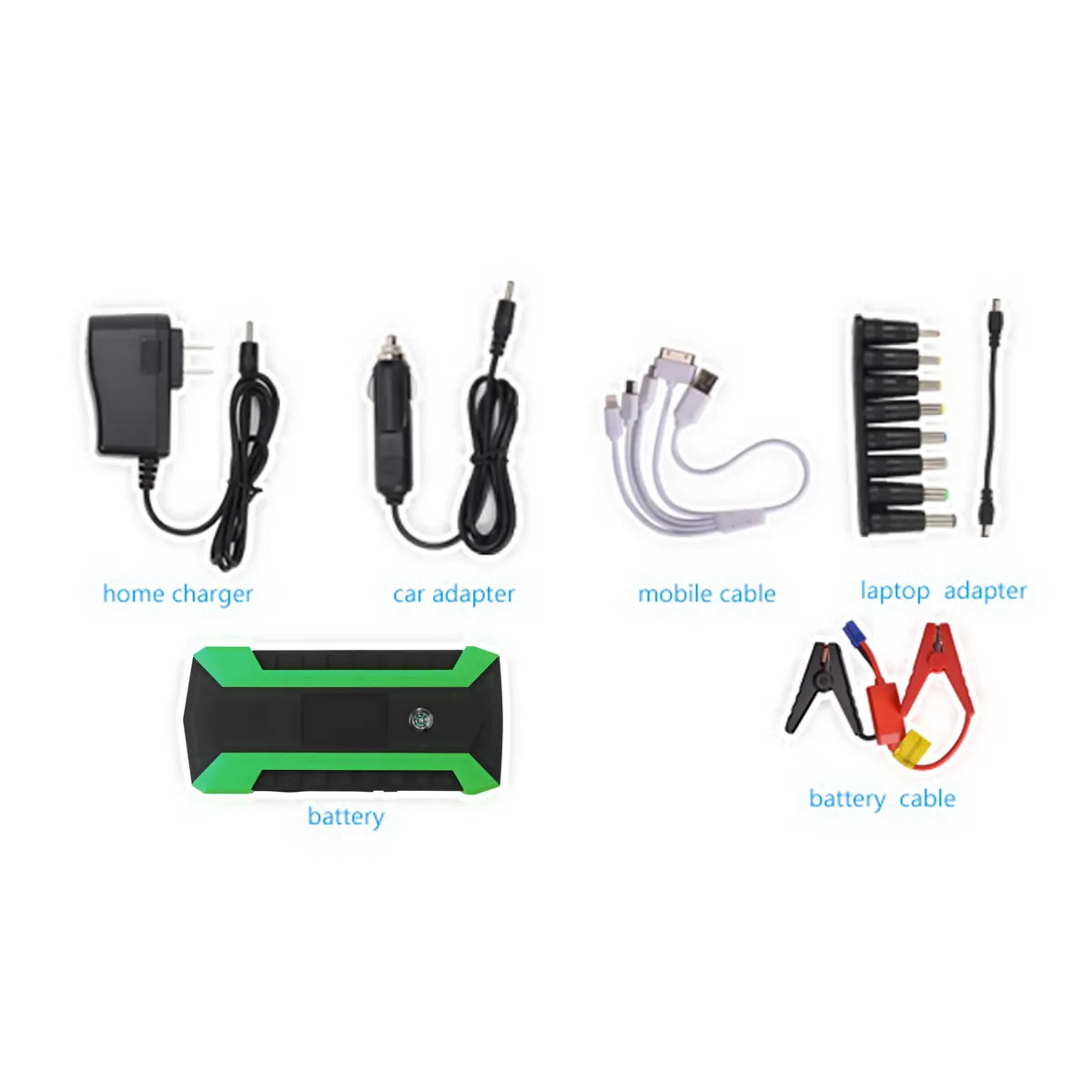 Car Jump Starter 89800mAh 12V 4USB Portable Car Battery Booster Charger Booster Power Bank Starting Device Car Starter 600A