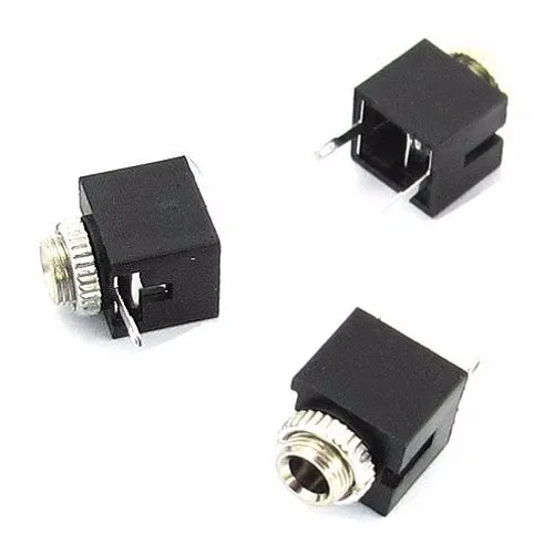 

25pcs lot 1/8 3.5mm Female MONO Audio Switched Socket Panel Jack adapter