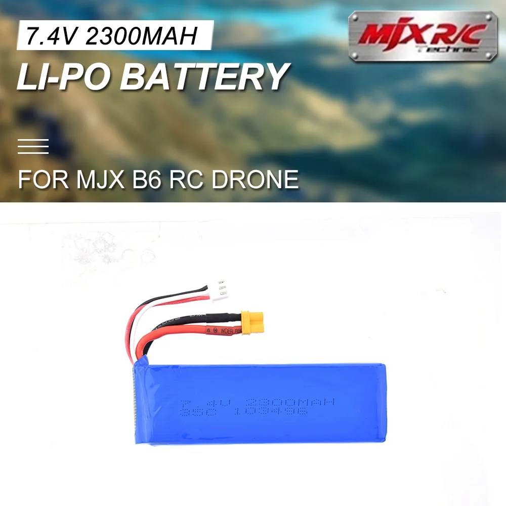 MJX Bugs B6 7 4 V 2300mAh 35C 2S Li-po аккумуляторная батарея с разъемом XT30 запасные части для