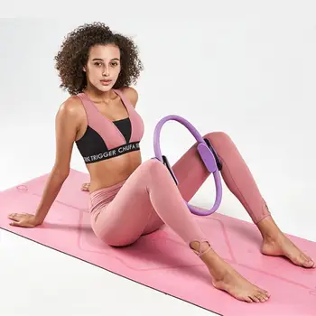 

Yoga Pilates Ring Dual Grip For Muscle Exercise Circle Unbreakable Body Exerciser Fitness Trainer For Toning Thighs And Legs