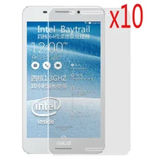 ЖК-дисплей прозрачный Экран протектор Плёнки защитная пленка защита для Asus Fonepad 7 FE7530CXG K019 FE375 FE375CG " Tablet 10 шт./лот